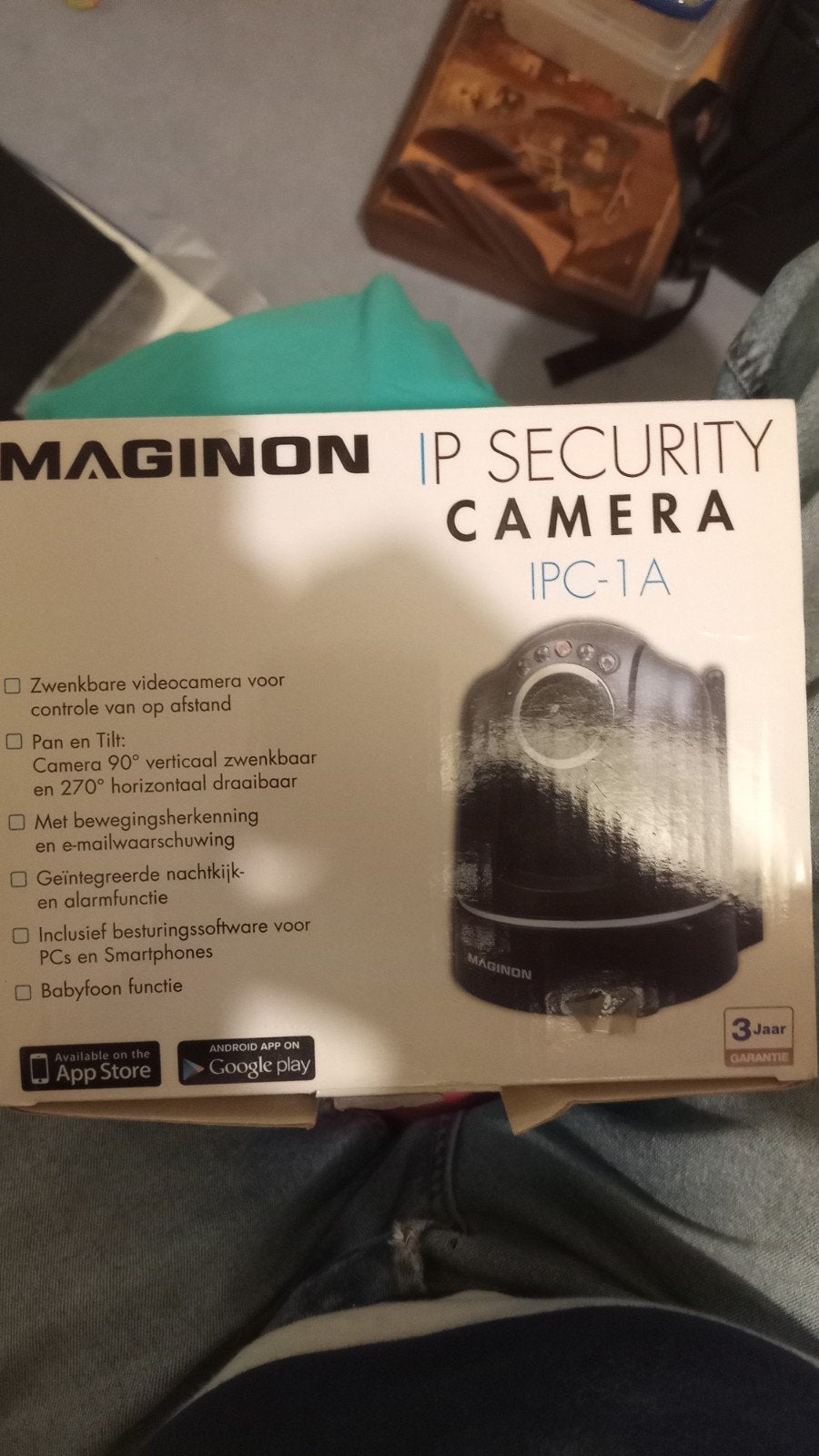 Maginon IP Security Camera IPC-1A Wifi Beveiligingscamera, Ophalen, Zo goed als nieuw, Binnencamera