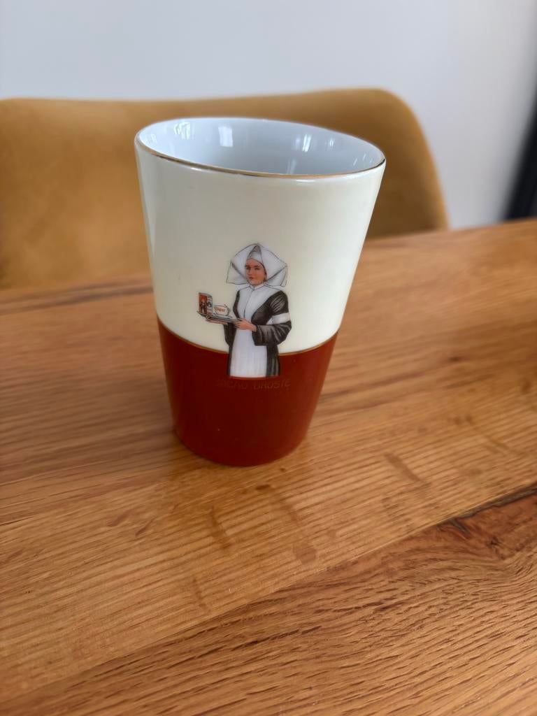 Vintage Droste Cacao Beker - Zuster Motief, Antiek en Kunst, Ophalen