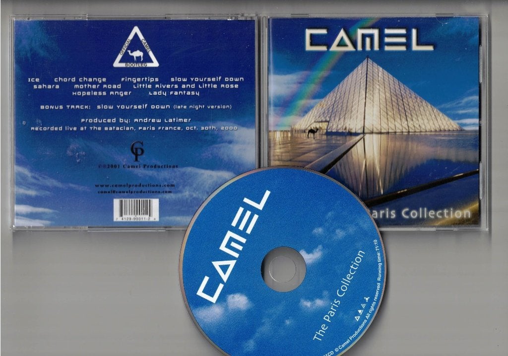 CAMEL CD The Paris Collection, Cd's en Dvd's, Ophalen of Verzenden, Zo goed als nieuw, Poprock