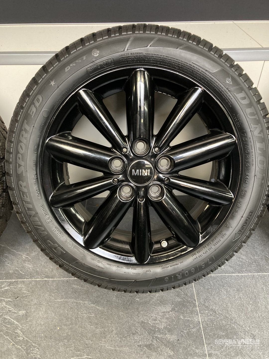 16” originele Mini Cooper One Cabrio S velgen + winterbanden, Gebruikt, 175 mm, -, Banden en Velgen