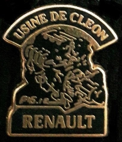 Renault Usine de Cleo goudkl.-zwart, Verzenden, Nieuw, Transport, Speldje of Pin