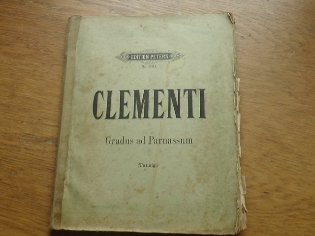 Clementi Gradus ad Parnassum - Pianostudies (Edition Peters), Muziek en Instrumenten, Gebruikt, Klassiek, Les of Cursus, Ophalen of Verzenden