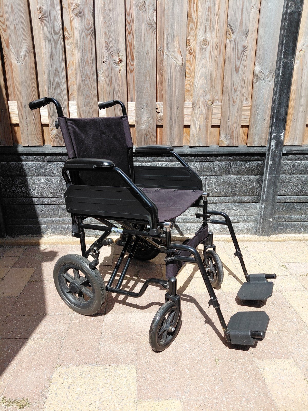 opvouwbare rolstoel, Ophalen, Inklapbaar, Zo goed als nieuw, Duwrolstoel