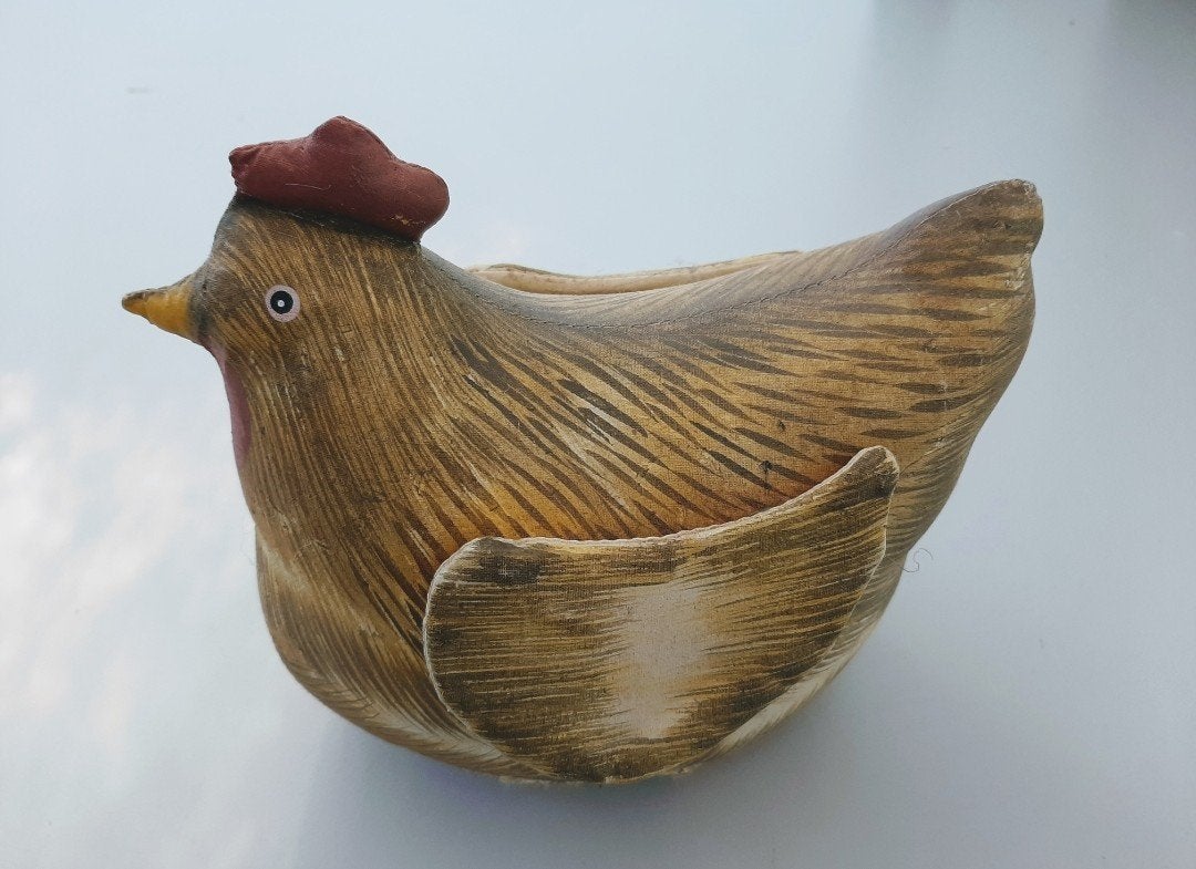 Gouden kip van iets glanzende stof.de gouden.kip, Ophalen of Verzenden