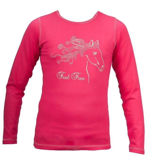 Fuchsia lipstick Red Horse Flash shirt maat 152 en XS, Nieuw, Ophalen of Verzenden, Info@horka.com, Horka International B.V.