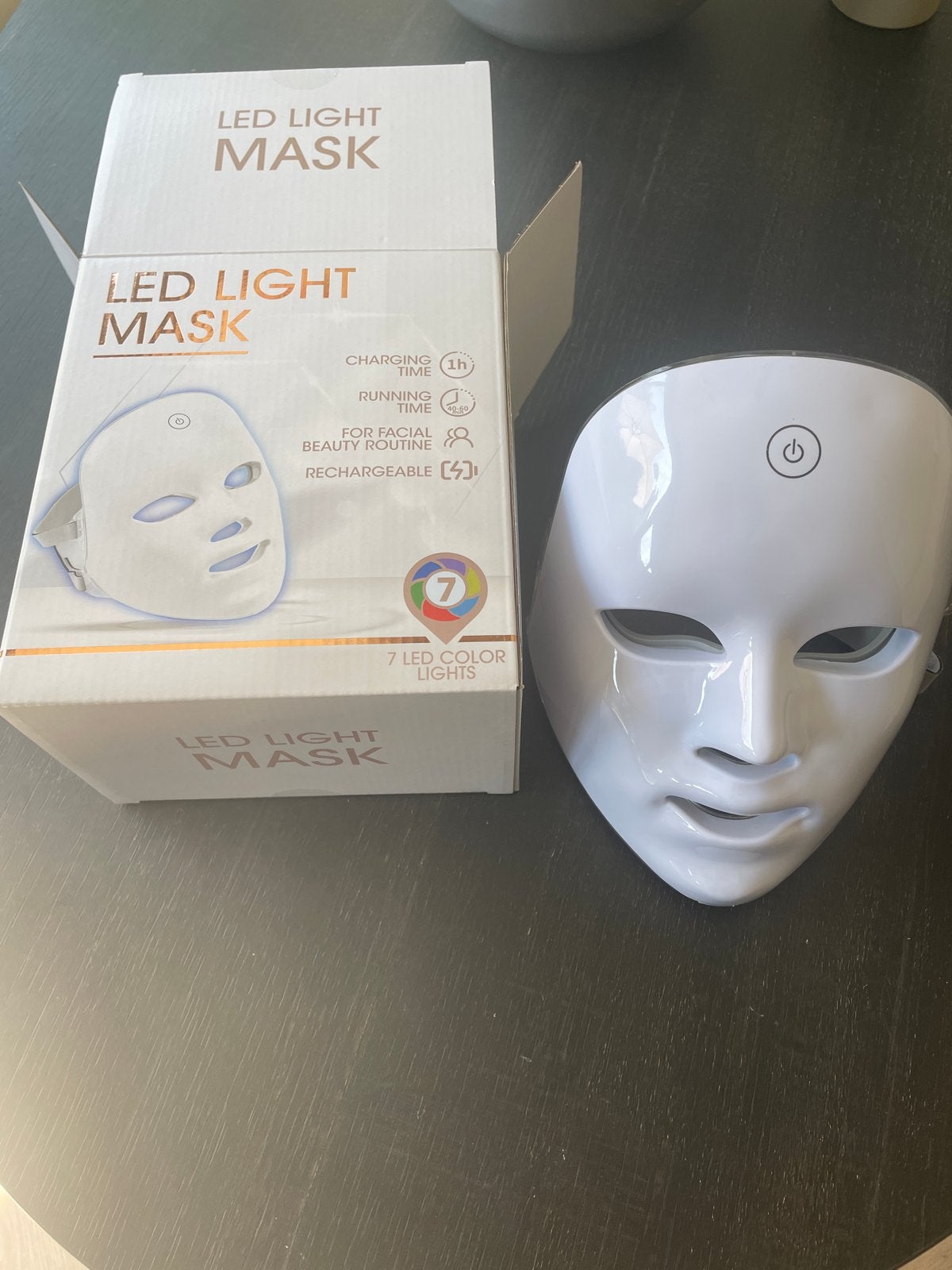 LED Licht Masker voor Gezichtsverzorging - 7 Kleuren, Verzenden, Nieuw, Gehele gezicht, Verzorging