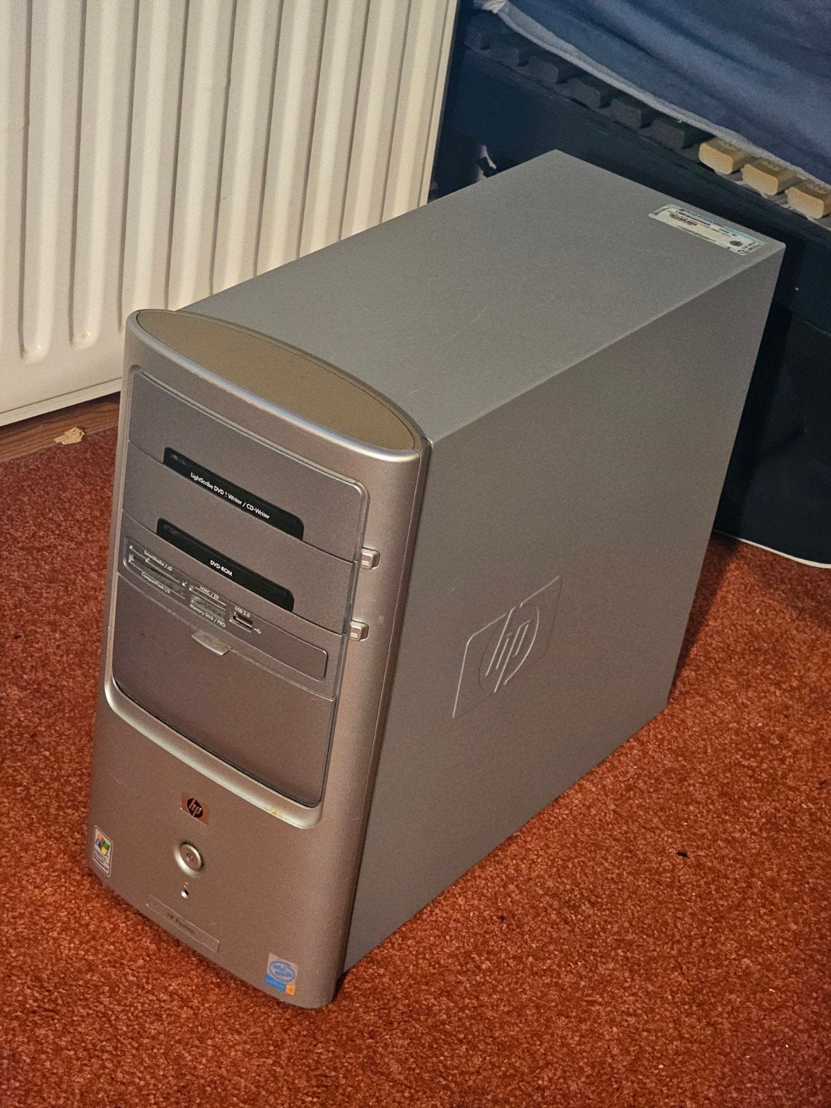 HP Pentium 4 Desktop PC - Vintage Computer, Computers en Software, Intel Pentium 4, Gebruikt, HDD, Minder dan 4 GB