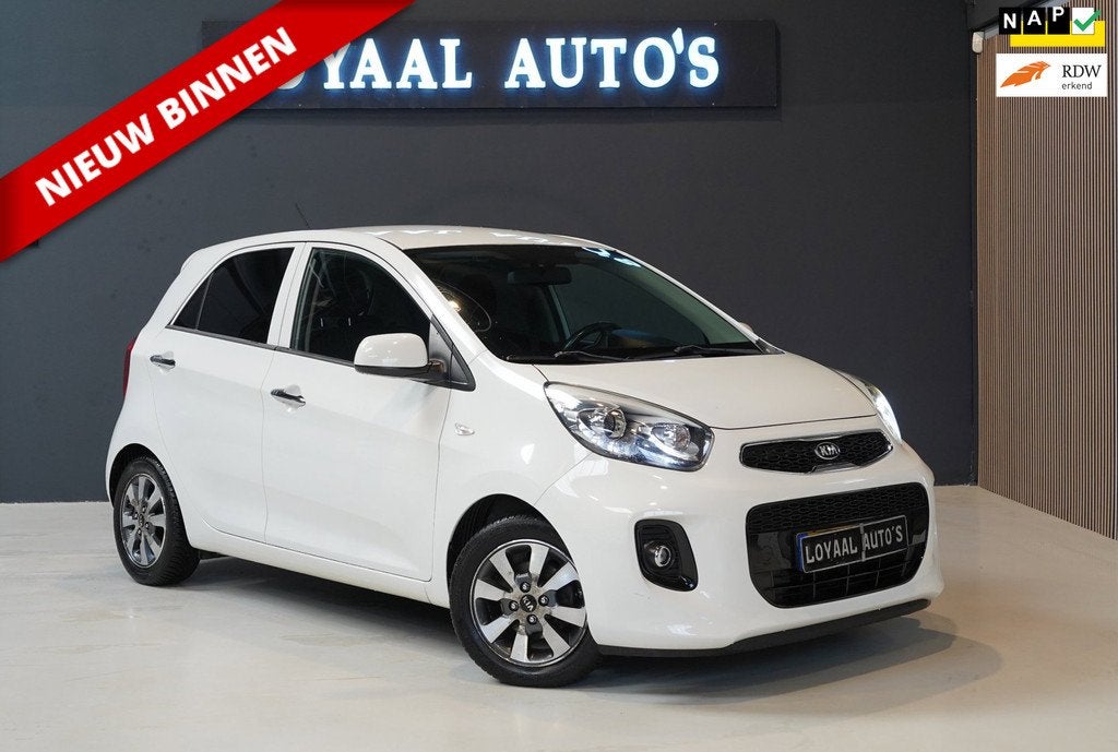 Kia Picanto 1.0 CVVT First Edition | AIRCO | CRUISE | ELEK.R, Auto's, Kia, Voorwielaandrijving, Euro 5, Stof, Gebruikt