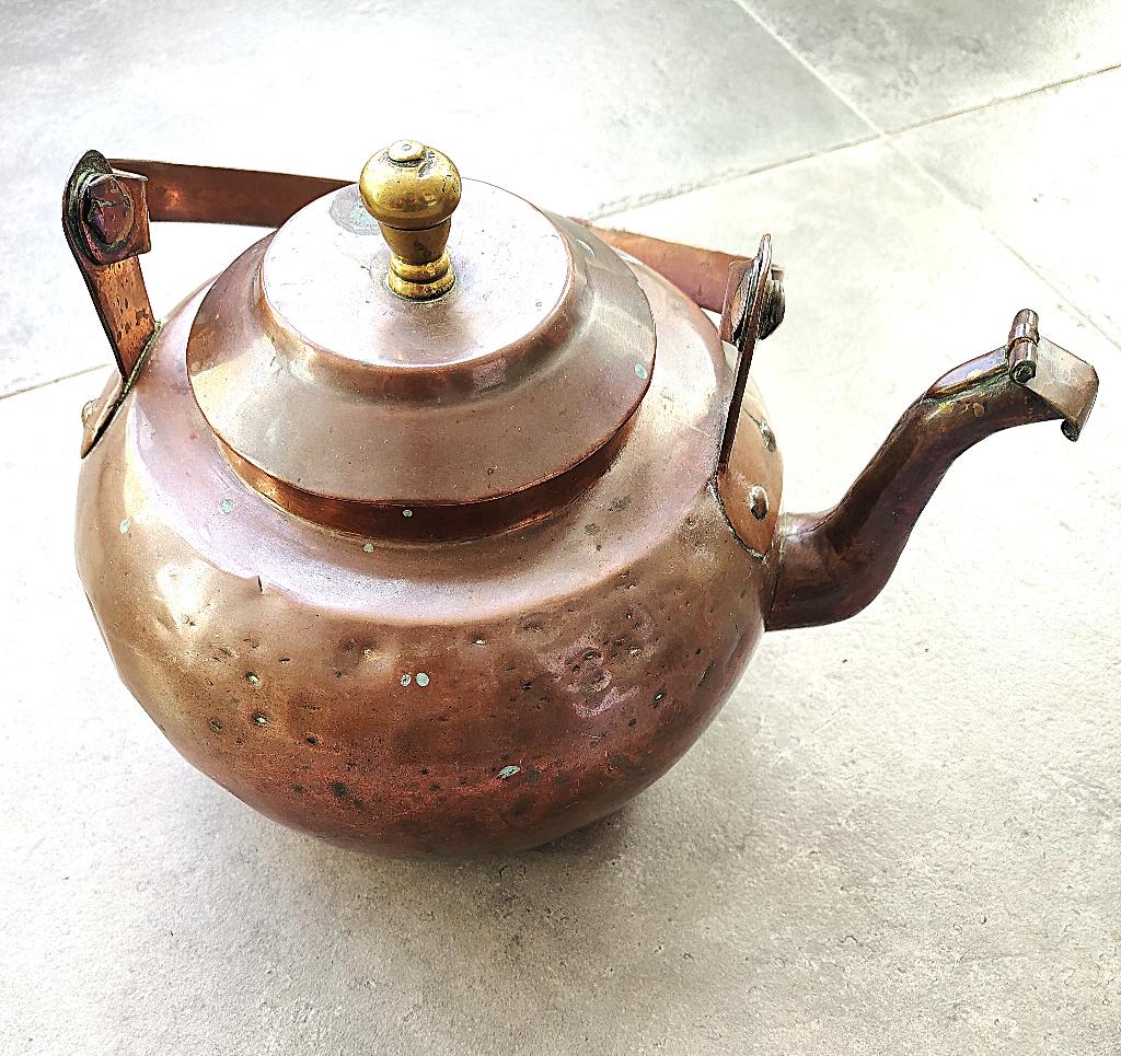 Antieke koperen ketel, Antiek en Kunst, Antiek | Koper en Brons, Ophalen, Koper