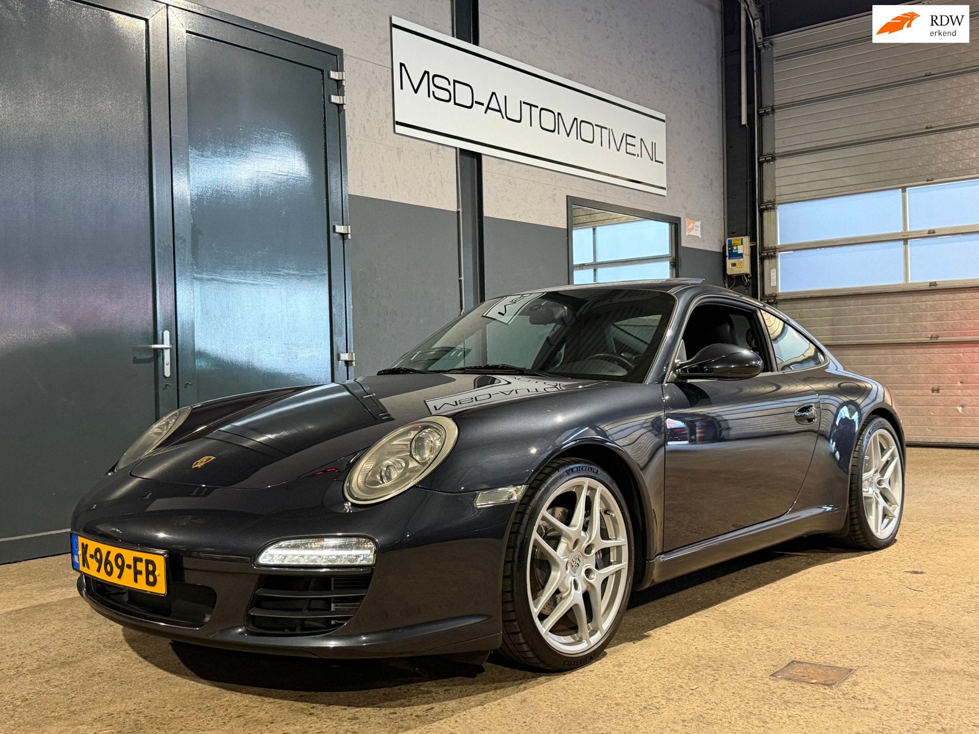 Porsche 911 3.6 Carrera 997.2 / Atlas Grey / PDK / Schuifdak, Auto's, Automaat, Achterwielaandrijving, Gebruikt, 4 stoelen