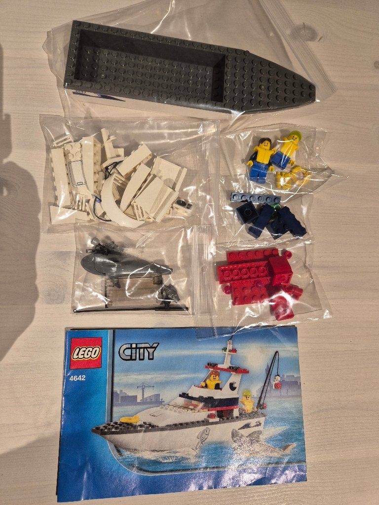 Lego 4642 vissersboot, City, Lego, Ophalen of Verzenden, Zo goed als nieuw