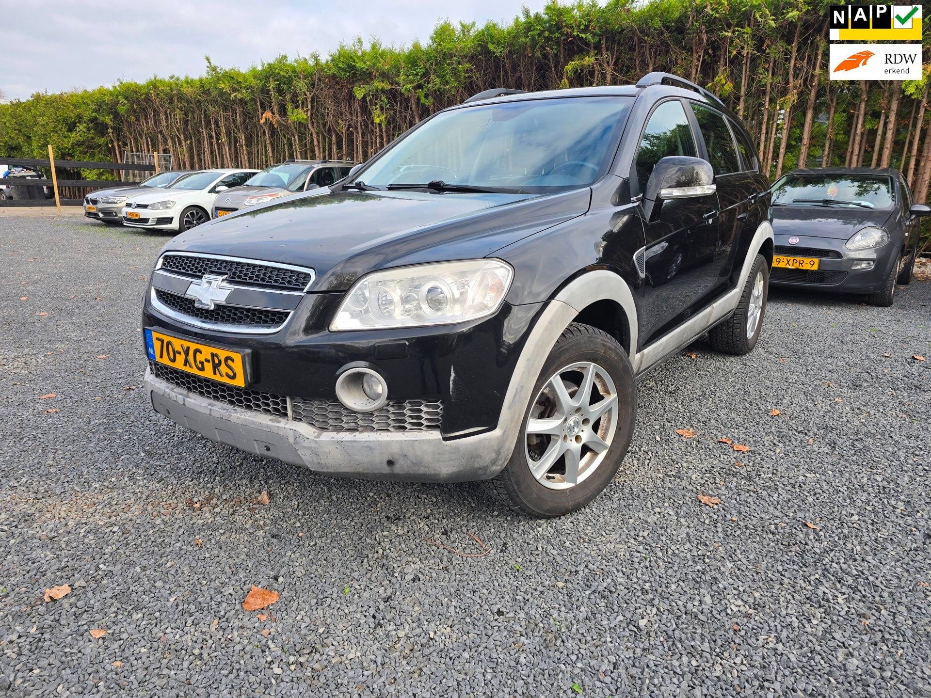 Chevrolet Captiva 3.2i Executive, Auto's, 1780 kg, 3195 cc, Gebruikt, Zwart
