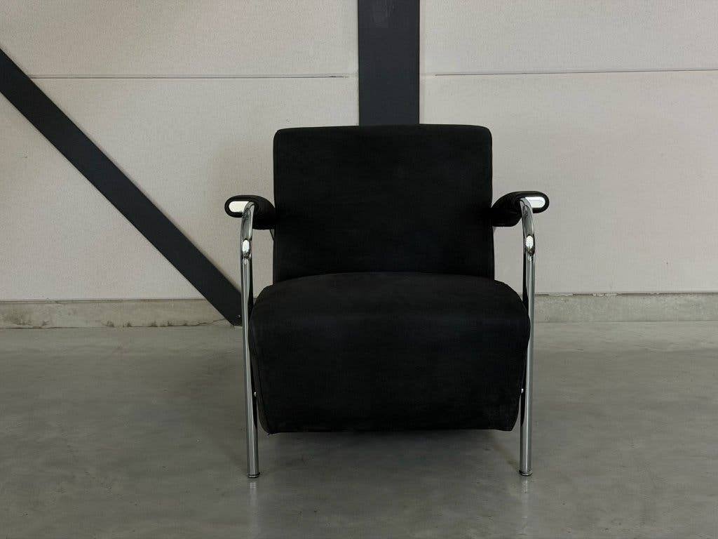 Leolux Scylla fauteuil - zwart Danza leder, Ophalen, Marinus Dammeweg 42, 5928 PW Venlo, Nederland, Info@leolux.nl, Zo goed als nieuw