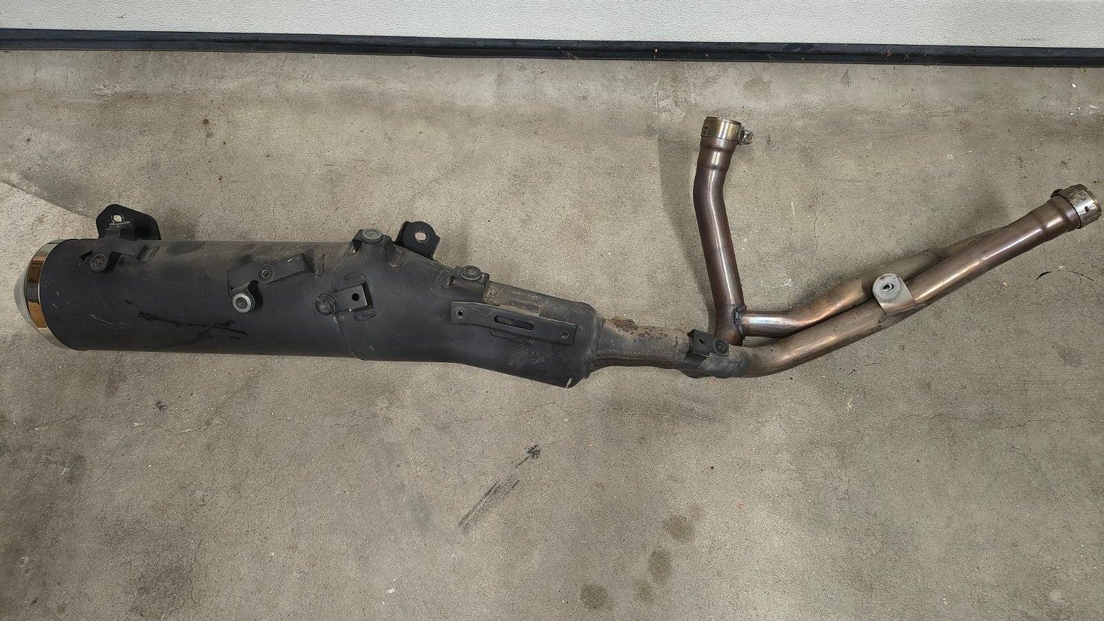 Originele uitlaat Suzuki V-Strom DL650 (2012-2017), Motoren, Ophalen, Gebruikt