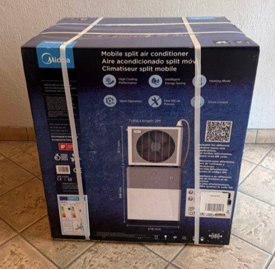 Midea Portasplit 12000 BTU Nieuw Met Garantie, Witgoed en Apparatuur, Timer, Nieuw, 3 snelheden of meer, Ophalen of Verzenden
