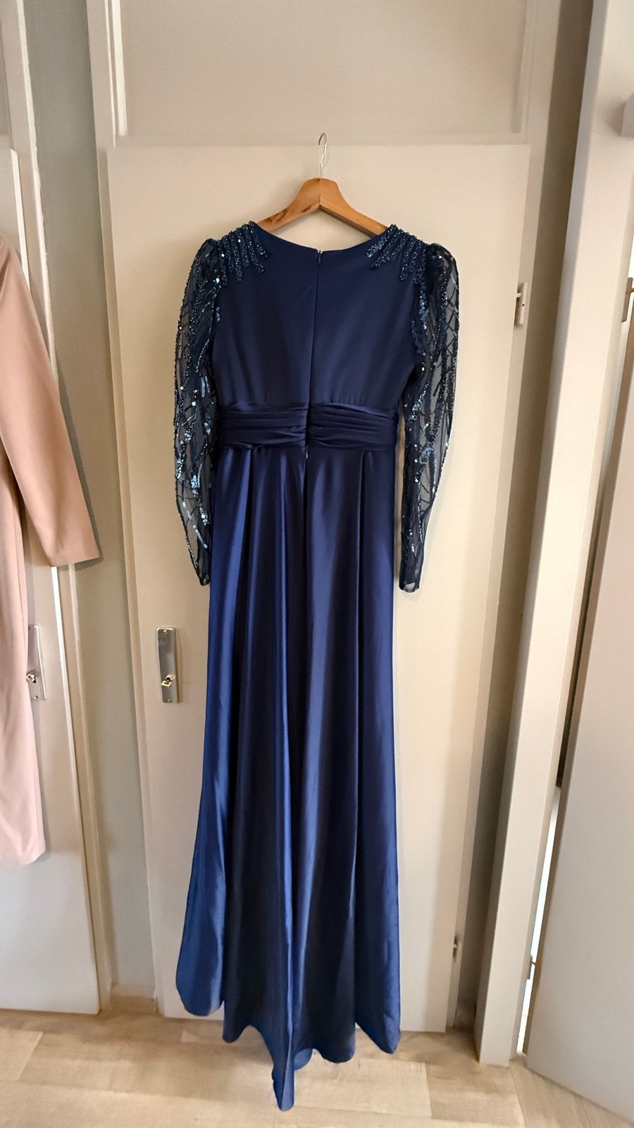 Bruiloft jurk, Ophalen, Zo goed als nieuw, Blauw, Overige typen