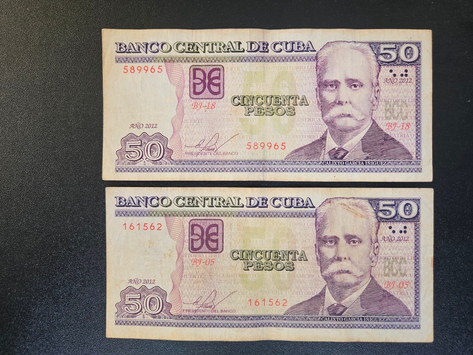 Cuba pick 123g 2012 per stuk, Ophalen of Verzenden, Midden-Amerika, Los biljet
