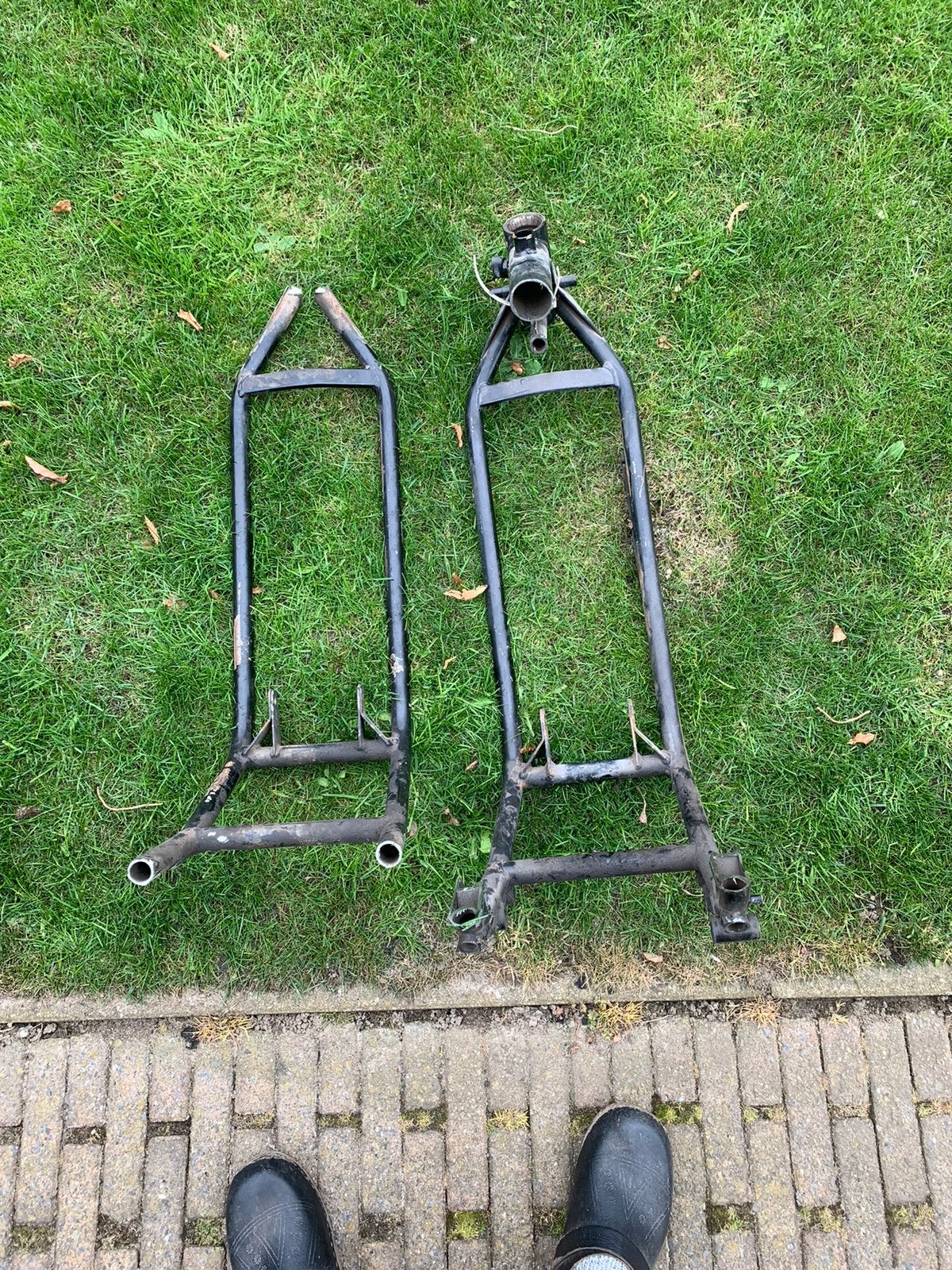 Framebeugel voor 125 blok, Fietsen en Brommers, Ophalen of Verzenden, Gebruikt, Frame