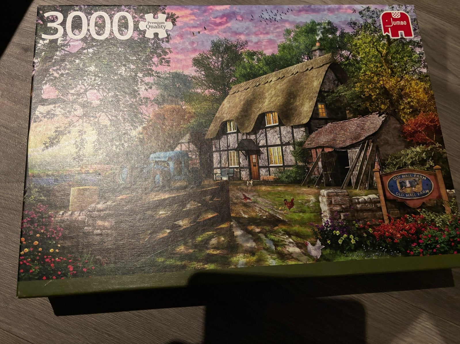 Jumbo Legpuzzel 3000 stukjes - Old Hall Farm, Een of twee spelers, Ophalen, Gebruikt