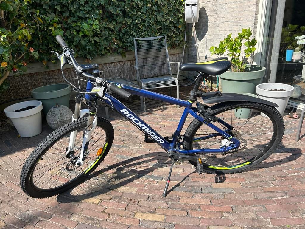 MTB Rockrider ST540 mountainbike blauw maat L 27,5" inch, Fietsen en Brommers, Fietsen | Mountainbikes en ATB, Gebruikt, Hardtail