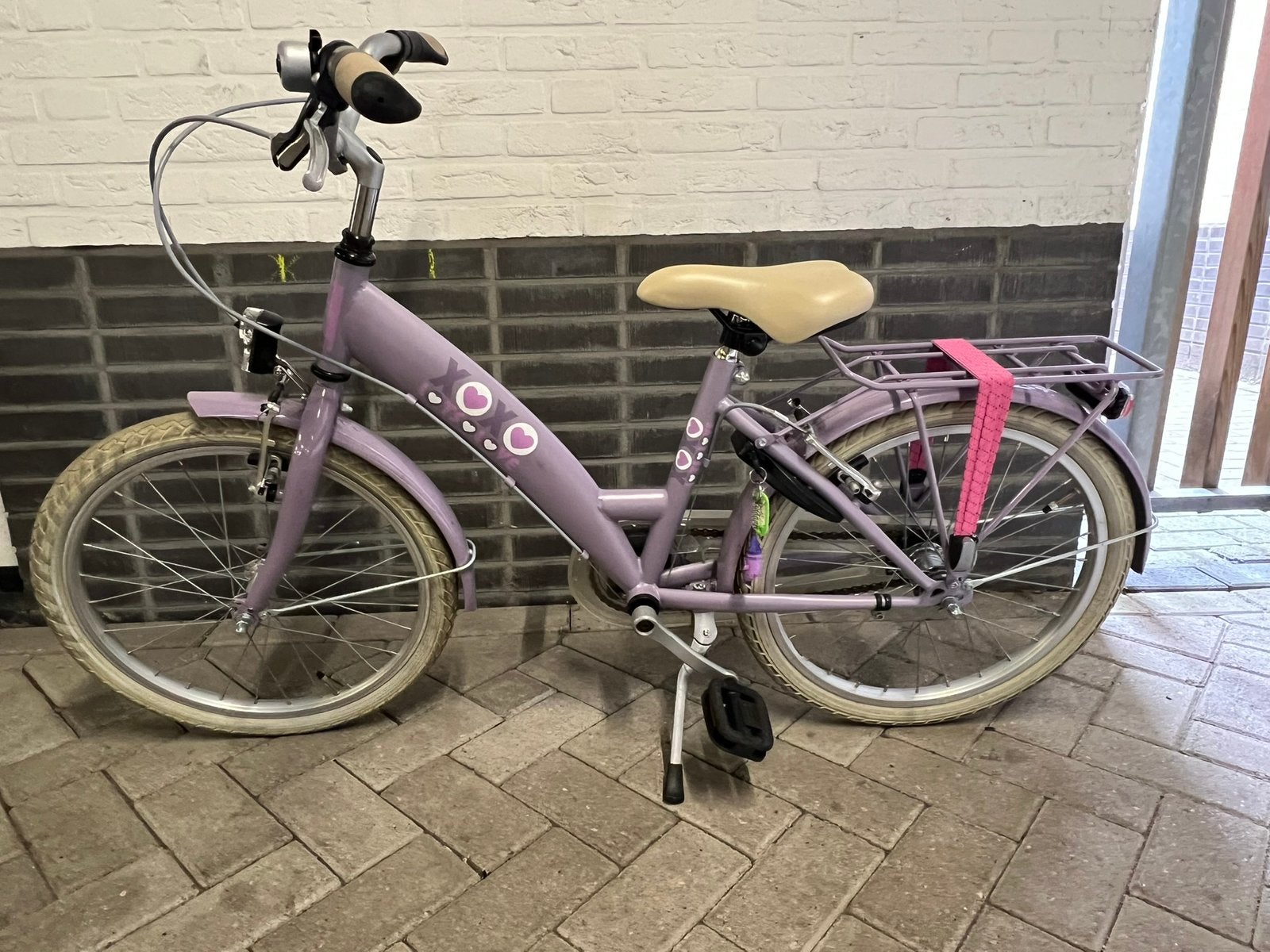 Bike fun Lots of Love 20 inch, Ophalen, Terugtraprem, Gebruikt, Handrem