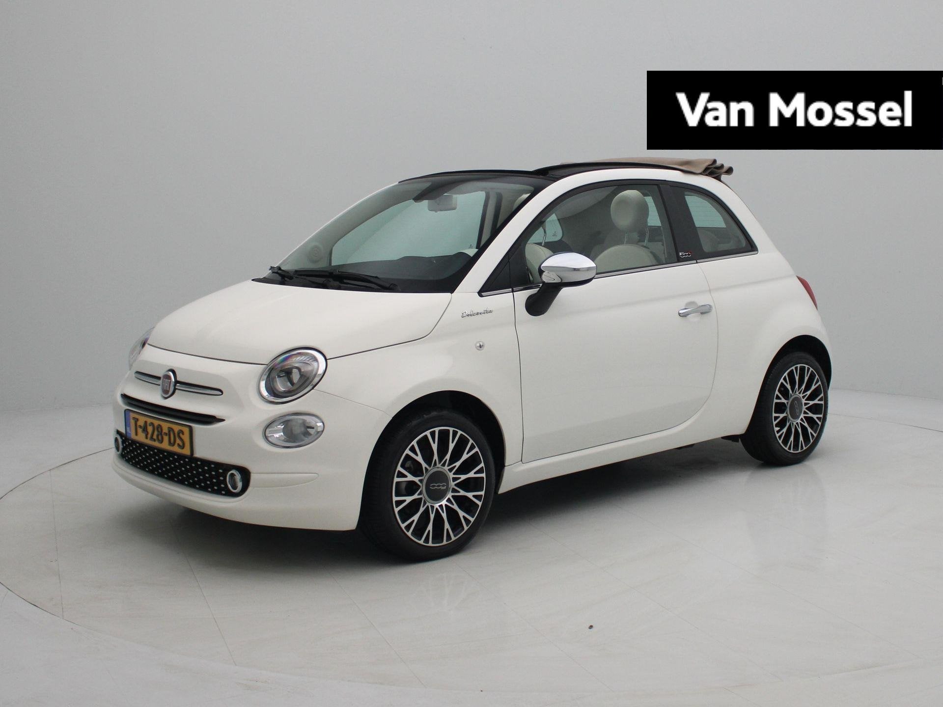 Fiat 500 C 1.0 Hybrid Dolcevita | Climate Controle | Unieke, Auto's, Stof, Euro 6, Cabriolet, 4 stoelen