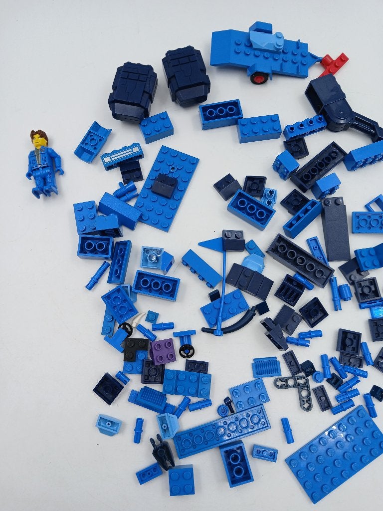 Lego blauw 166 gram, Ophalen of Verzenden, Gebruikt, Lego