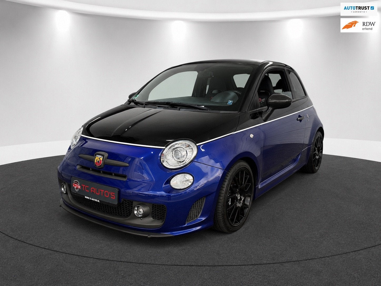 Fiat 500 1.4 T-Jet Abarth Competizione 180pk Two-tone, Kuips, Auto's, Fiat, Voorwielaandrijving, Gebruikt, 4 cilinders, 4 stoelen