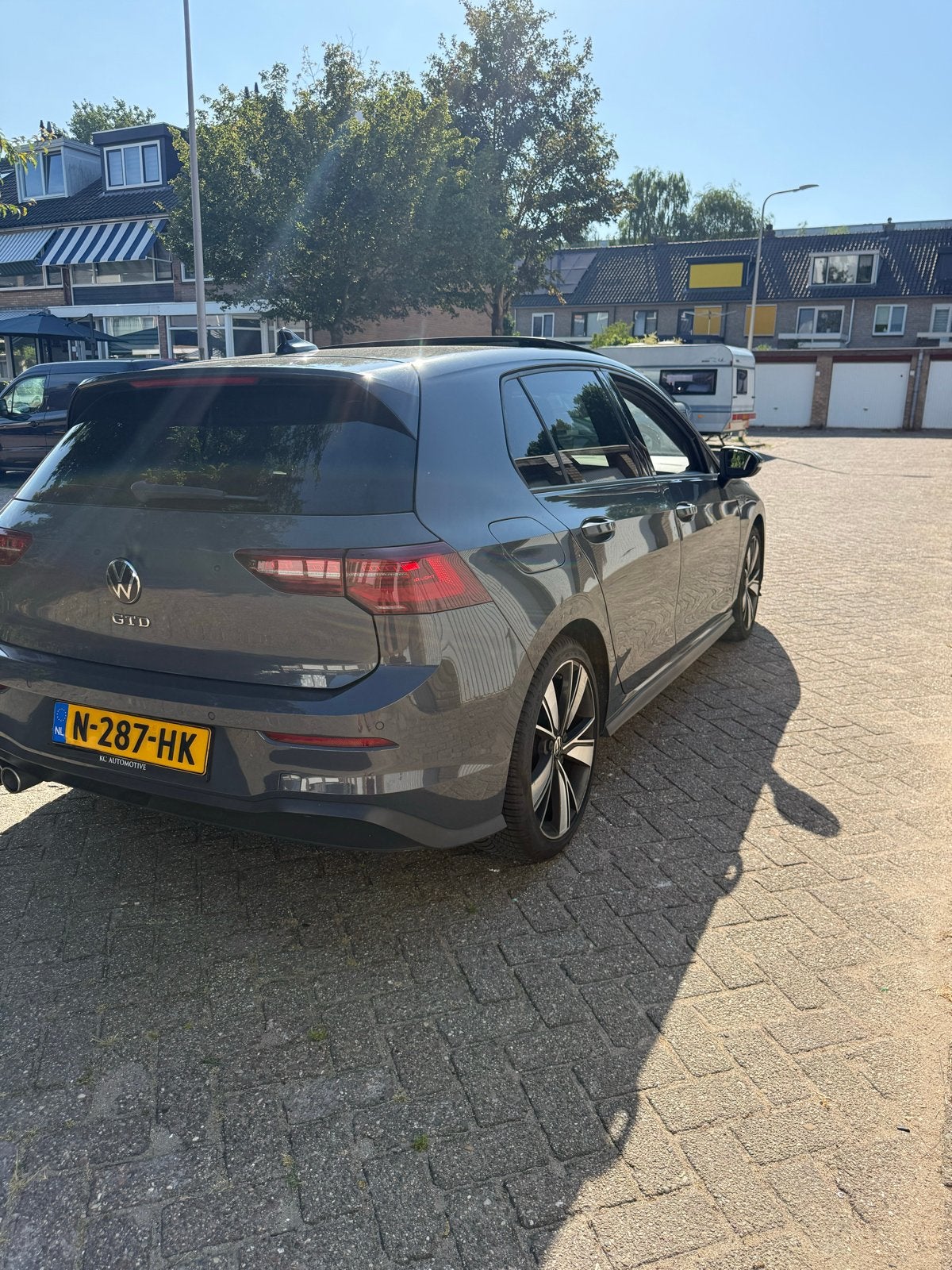 Volkswagen Golf 2.0 GTD LEER 147KW Dsg7 2021 Grijs, Auto's, Volkswagen, Particulier, Golf, ABS, Achteruitrijcamera, Adaptieve lichten