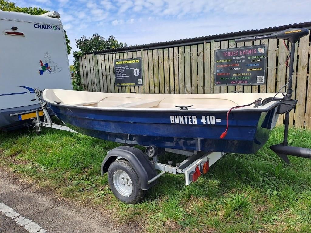 Polux Hunter 410 polyester boot, Tot 10 pk, Elektrisch, Ophalen of Verzenden, Zo goed als nieuw