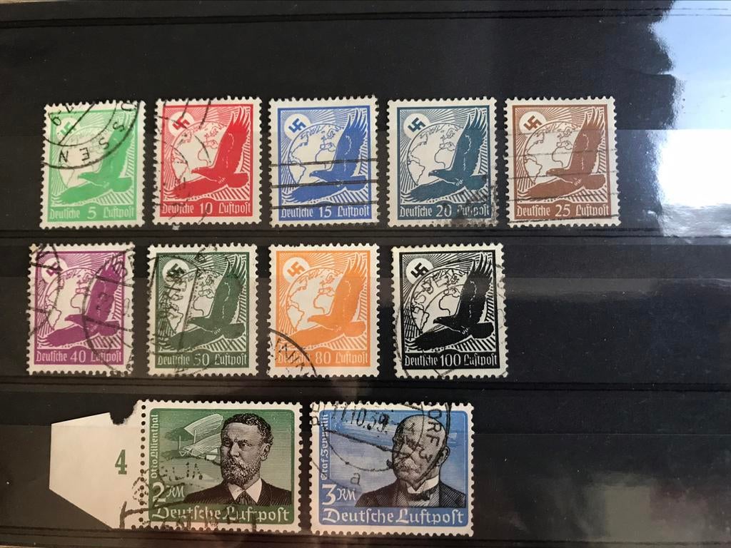 Reich mi 529-539 gestempeld, Postzegels en Munten, Ophalen of Verzenden, Duitse Keizerrijk, Gestempeld