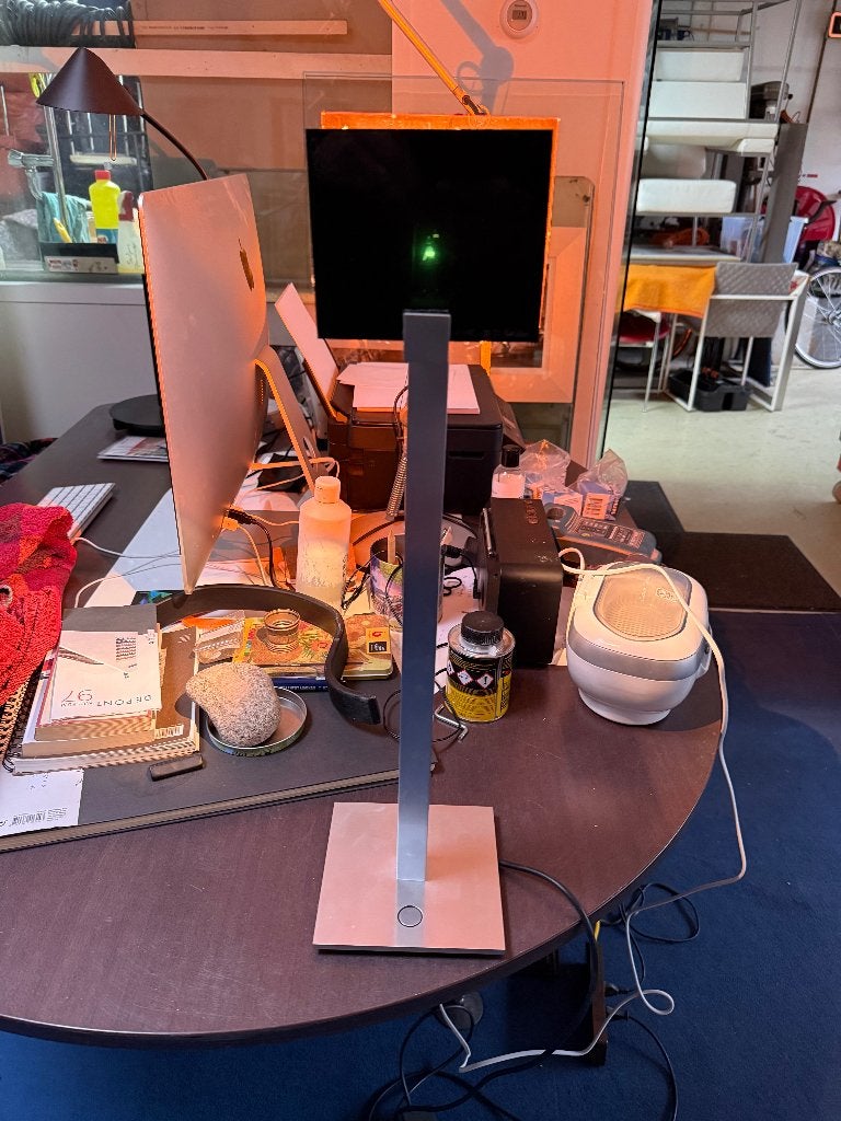 Anta Bureaulamp Projektor lamp Touch Dimmer, Oranje, GU10, Ophalen of Verzenden, Zo goed als nieuw