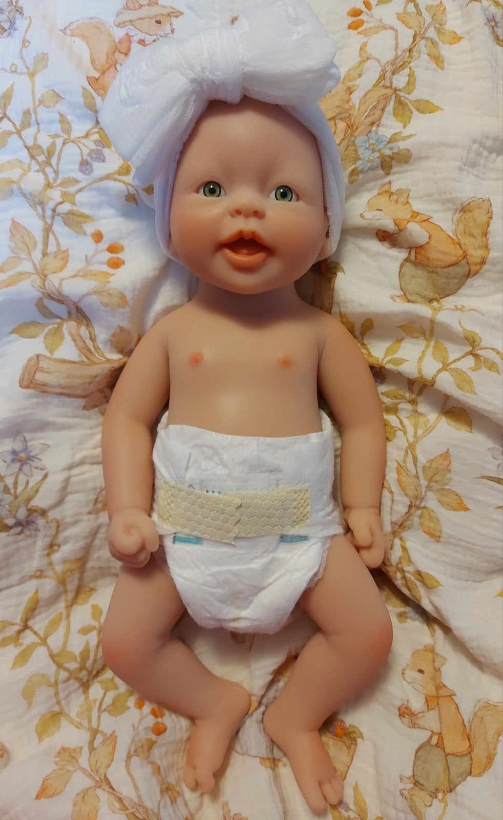 Volledig Siliconen Reborn Baby girl, Verzamelen, Poppen, Ophalen of Verzenden, Nieuw, Babypop