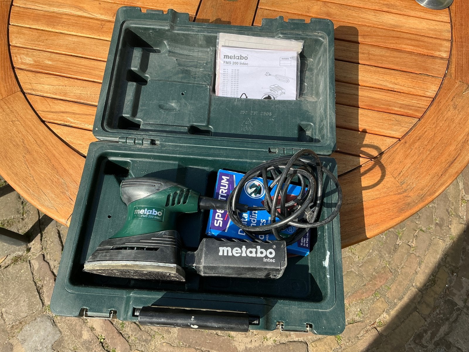 Metabo FMS 200 intec schuurmachine, Ophalen, Zo goed als nieuw, Boormachine
