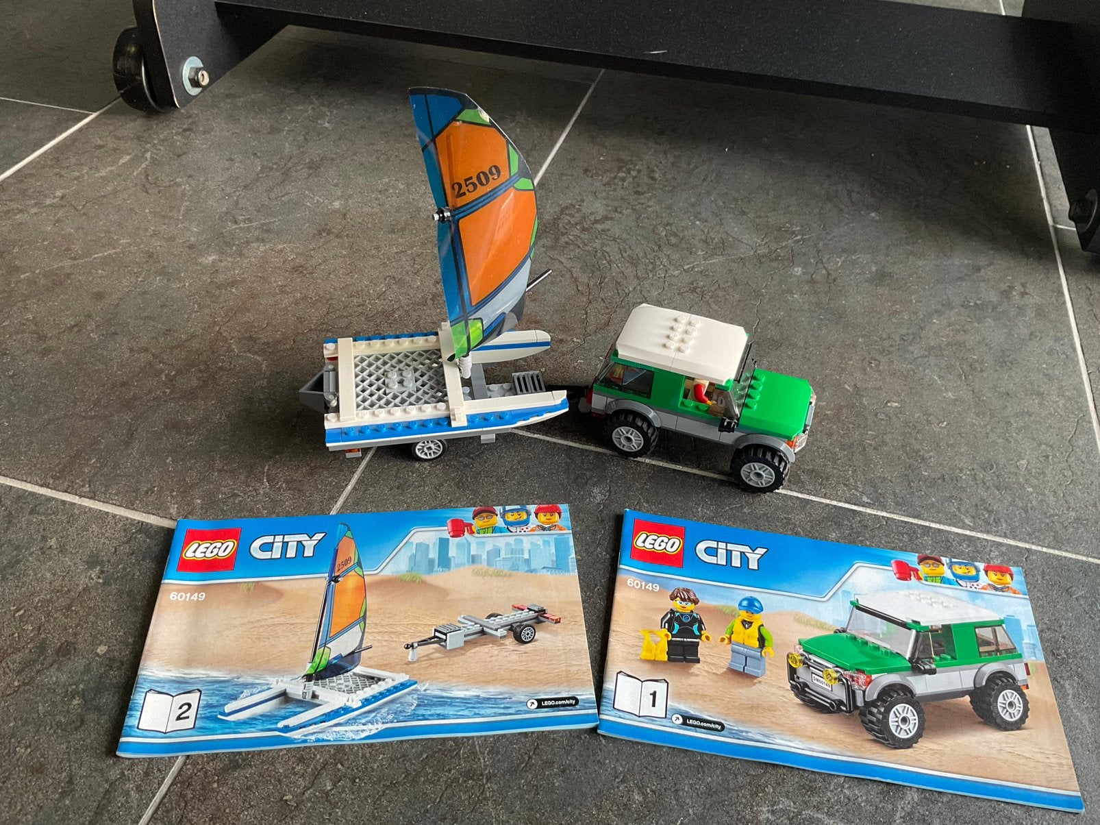 Lego 4x4 met catamaran-60149, Kinderen en Baby's, Speelgoed | Duplo en Lego, Ophalen, Zo goed als nieuw