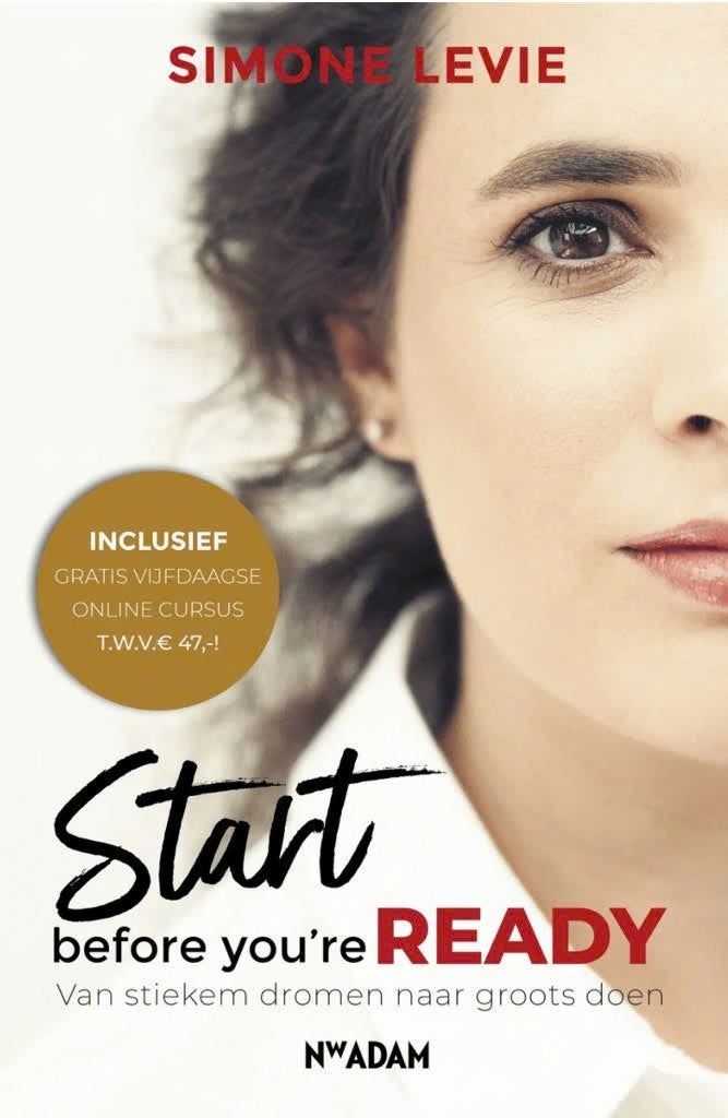 Start before you're ready (Simone Levie), Ophalen of Verzenden, Zo goed als nieuw