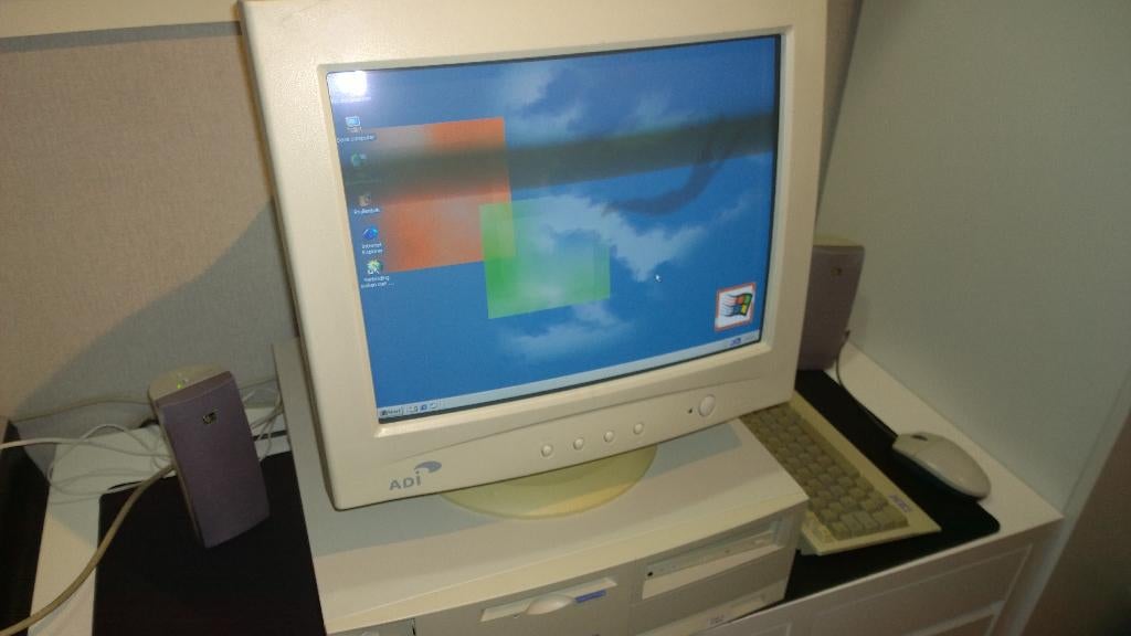 Vintage IBM NetVista Set | Pentium 4 | 17" CRT | Gereinigd, Ophalen, IBM