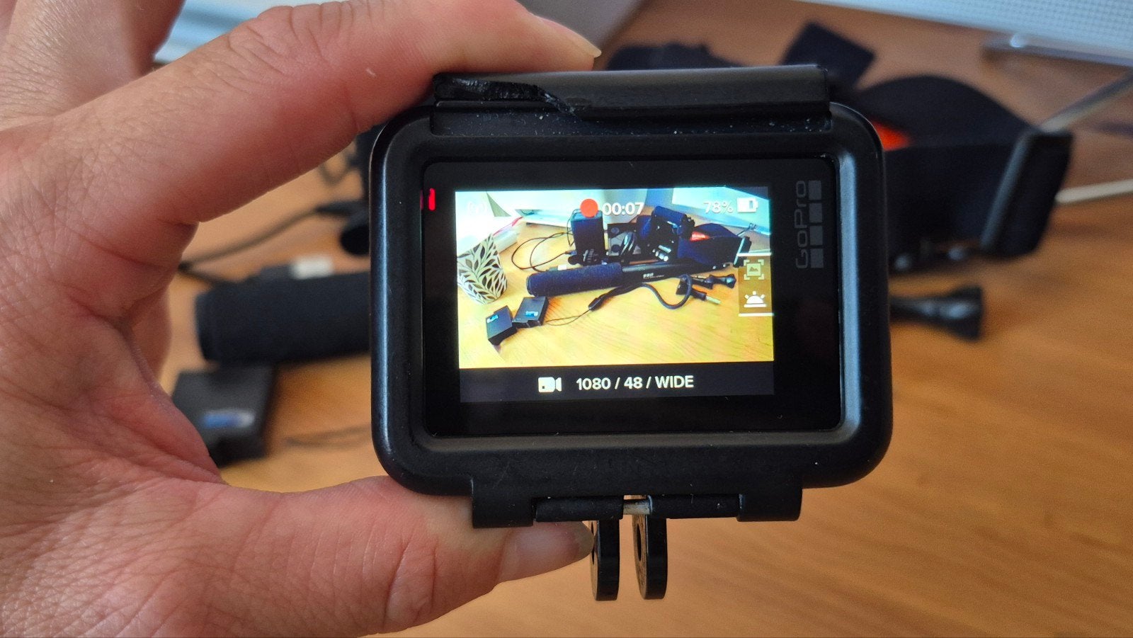 GoPro Hero 5 Black met accessoires en 5 accu's, Audio, Tv en Foto, Ophalen of Verzenden, Gebruikt, GoPro