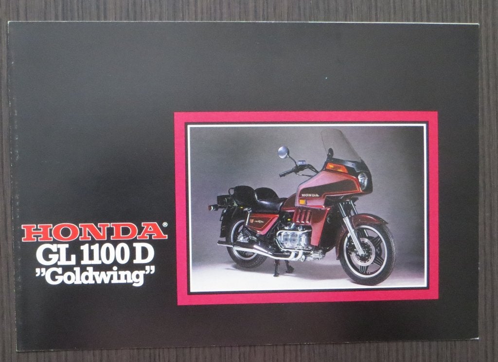 Folder Honda GL 1100 D Goldwing - ca. 1980 - 4 blz (Ned.), Verzenden, Honda