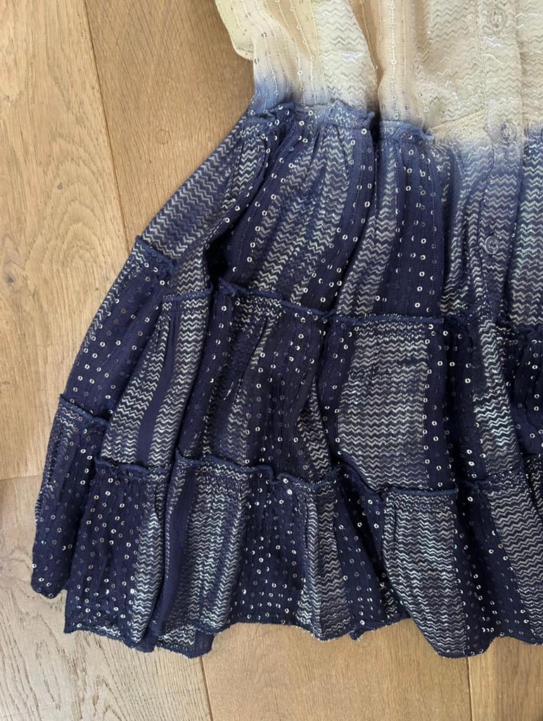 GOLD AND SILVER jurk tiedye met pailletjes mt TU, Kleding | Dames, Jurken, -, Verzenden, Parijs, Nieuw
