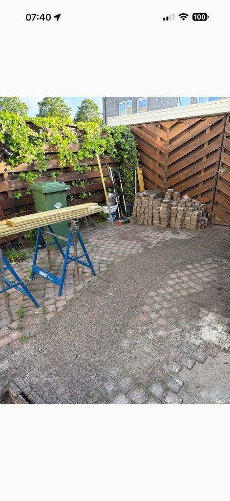 Gratis koppelstones en klinkers, Ophalen, Zo goed als nieuw, Beton, Overige typen