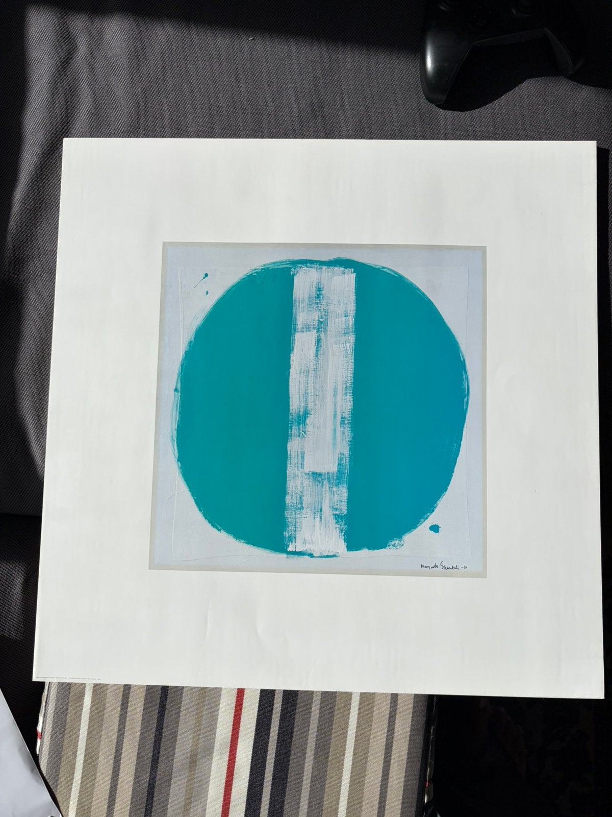 Margareta Sieradzki - "Stripe" kunstprint in IKEA frame, Dubbelzijdig, Ophalen, Abstract, Offsetdruk