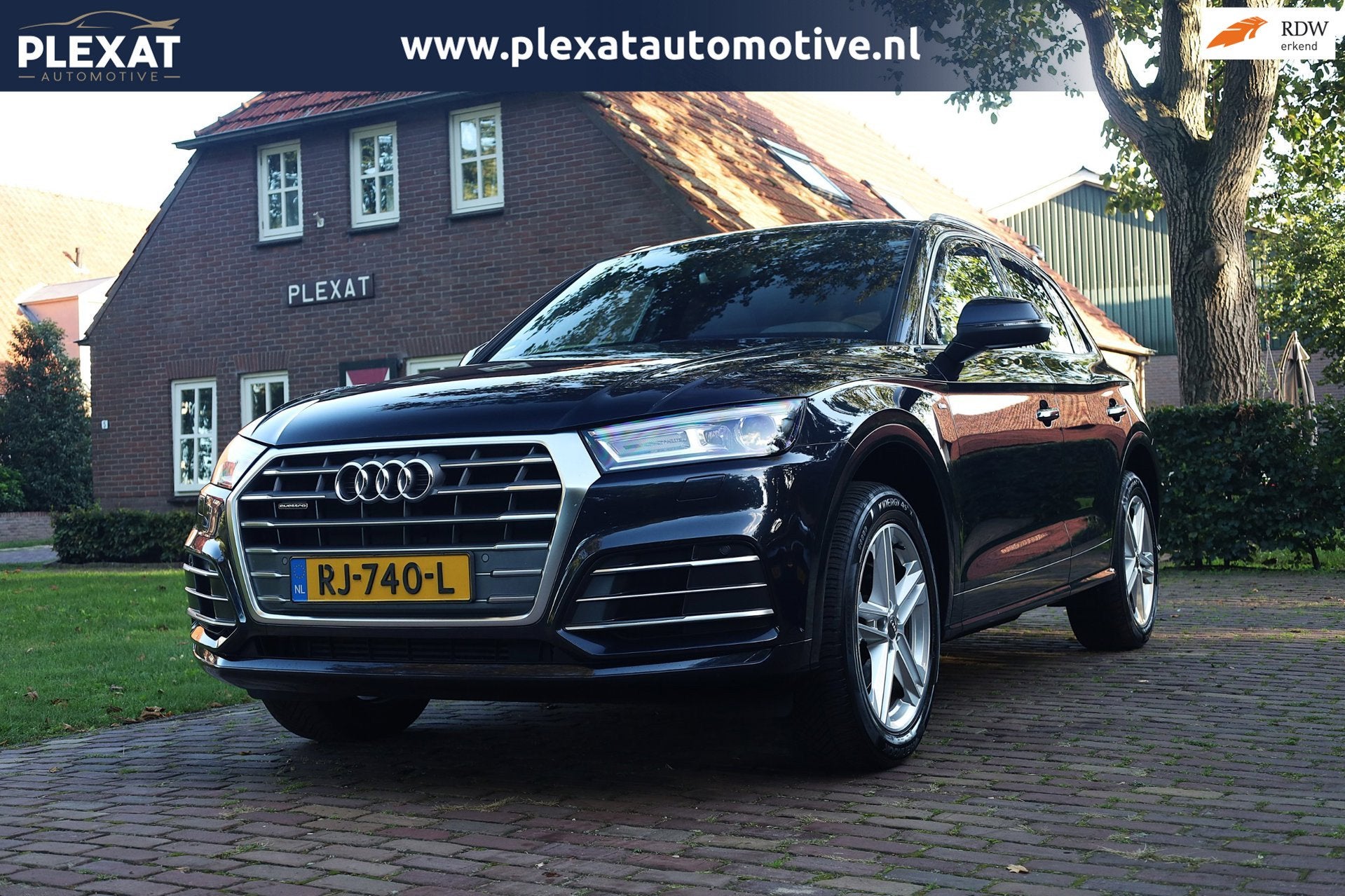 Audi Q5 2.0 TFSI quattro Sport Pro Line S Aut. | 3x S-Line |, Auto's, Automaat, Gebruikt, 4 cilinders, Blauw
