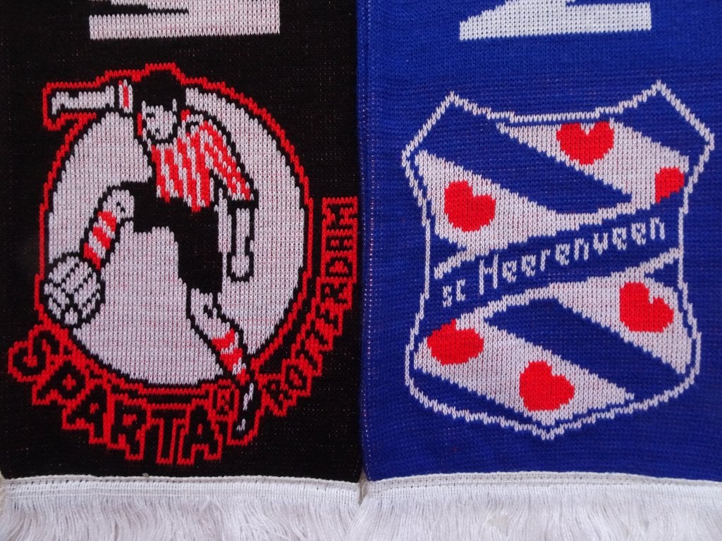 sjaal Sparta Rotterdam - sc Heerenveen, Ophalen of Verzenden, Zo goed als nieuw, Overige binnenlandse clubs, Vaantje of Sjaal