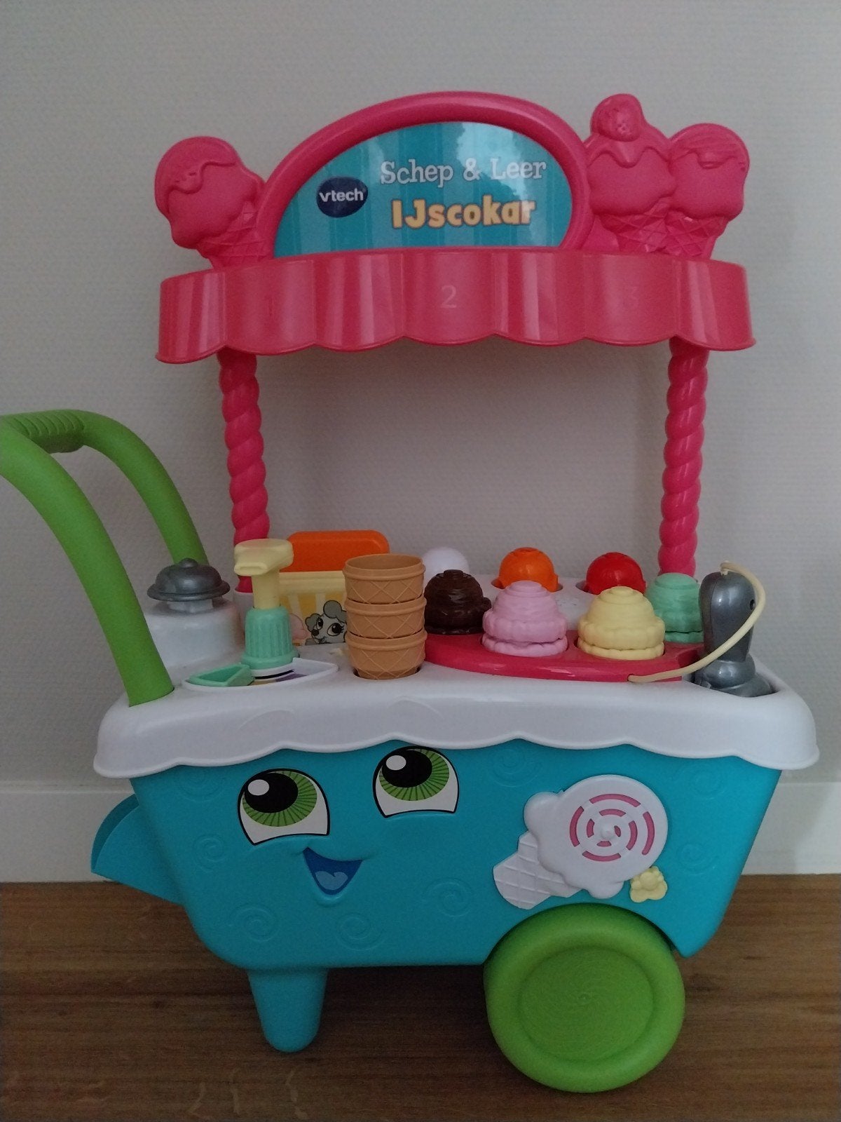 Schep & leer IJscokar Vtech, Ophalen of Verzenden, Zo goed als nieuw, 2 tot 4 jaar
