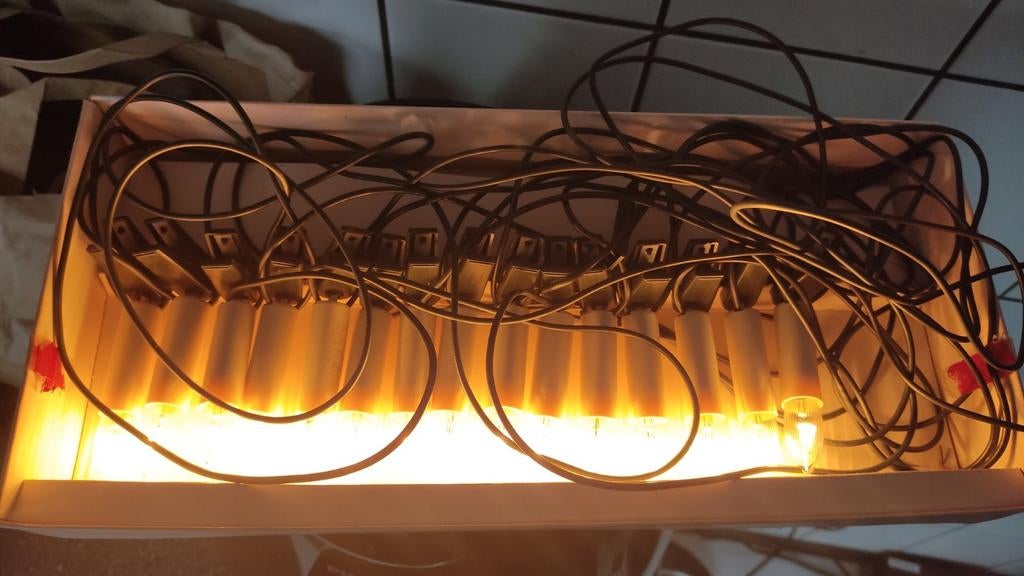 Vintage kerstlampjes, Huis en Inrichting, Lampen | Tafellampen, Ophalen of Verzenden