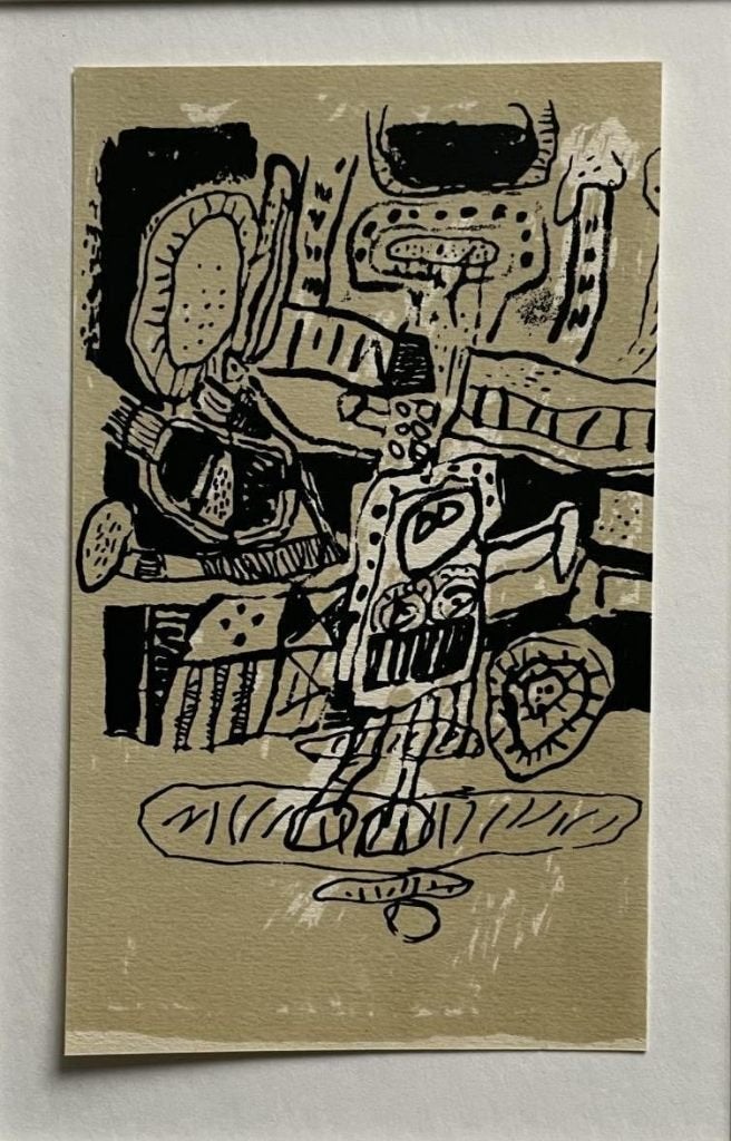 Corneille Beverloo (1922) Lithografie " Abstract 178 " 1964, Ophalen of Verzenden