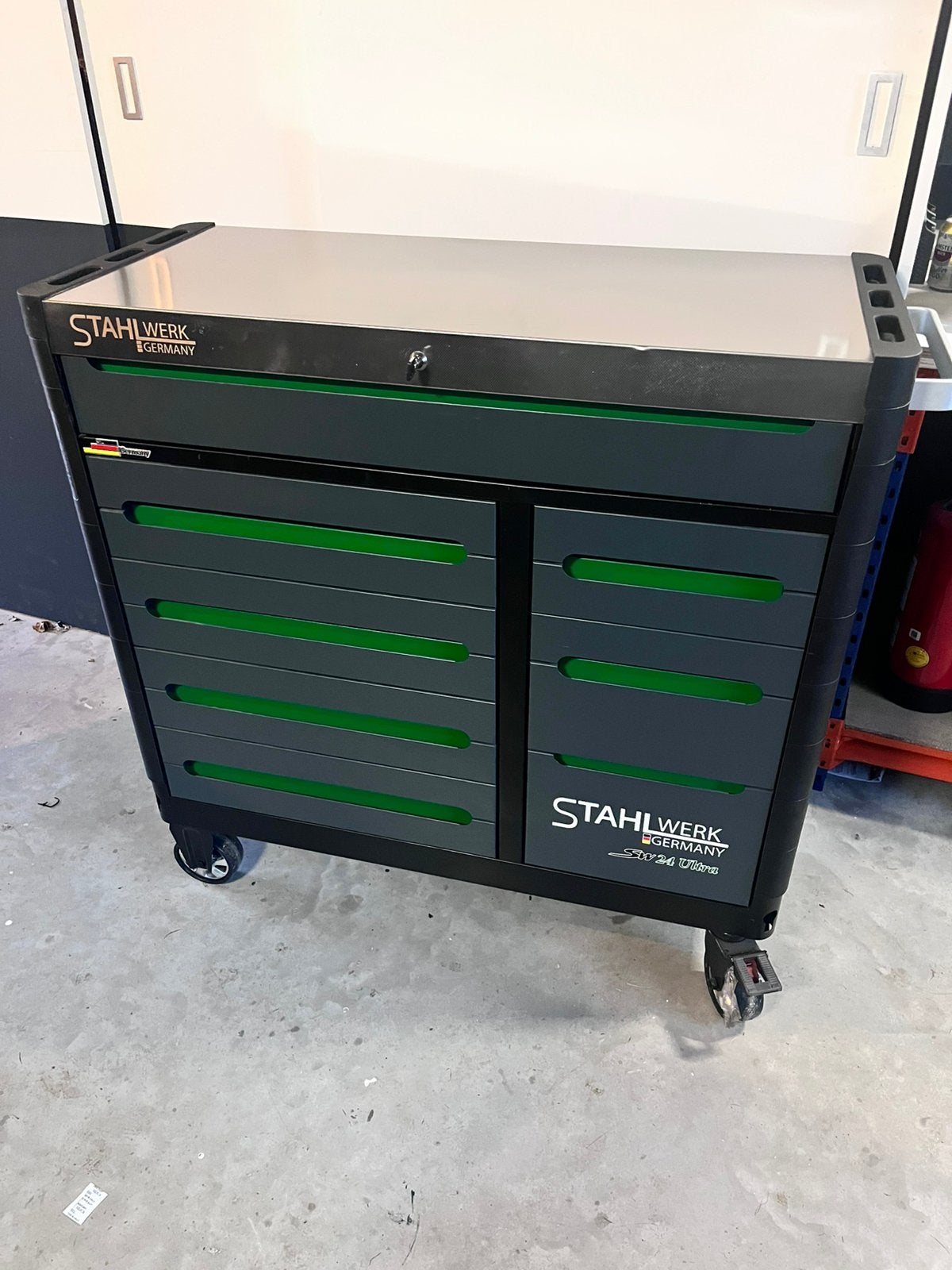 Stahlwerk SW24 ultra gereedschapswagen, Doe-het-zelf en Verbouw, Ophalen, Gevuld, Nieuw