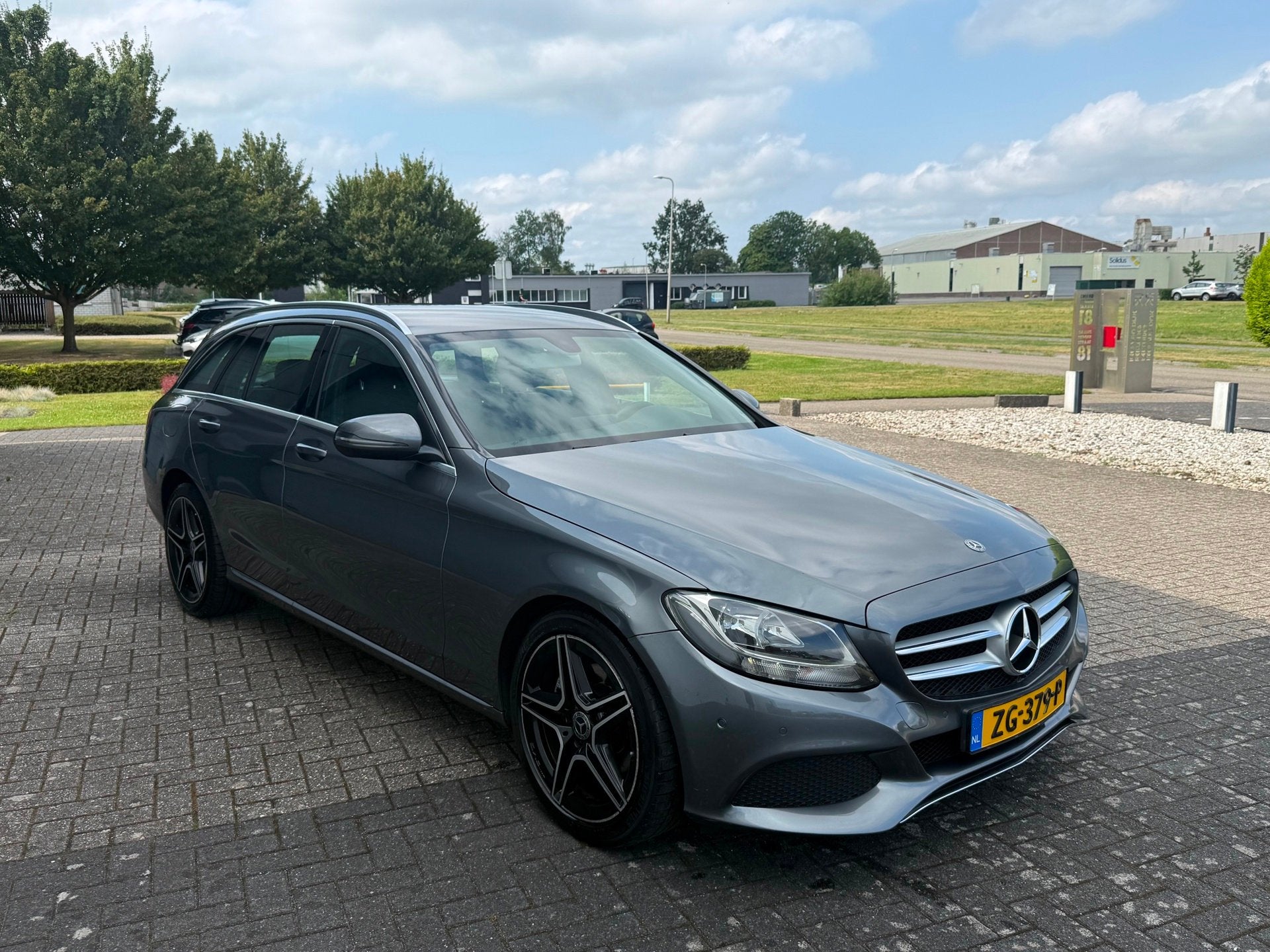 Mercedes-Benz C-klasse Estate 200 CDI 2018 Premium Plus, Auto's, Automaat, 4 cilinders, Leder en Stof, 23 km/l