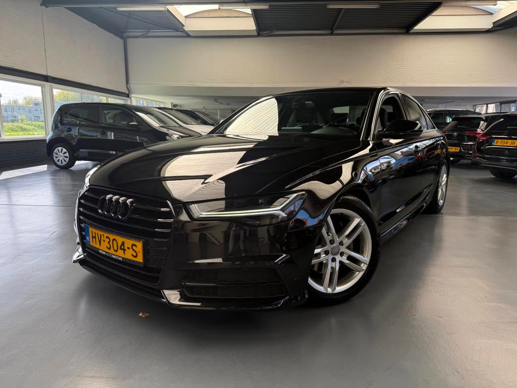 Audi A6 Limousine 1.8 TFSI ultra Automatic Sport Edition |3x, Auto's, Leder en Stof, Zwart, Bedrijf, 1600 kg